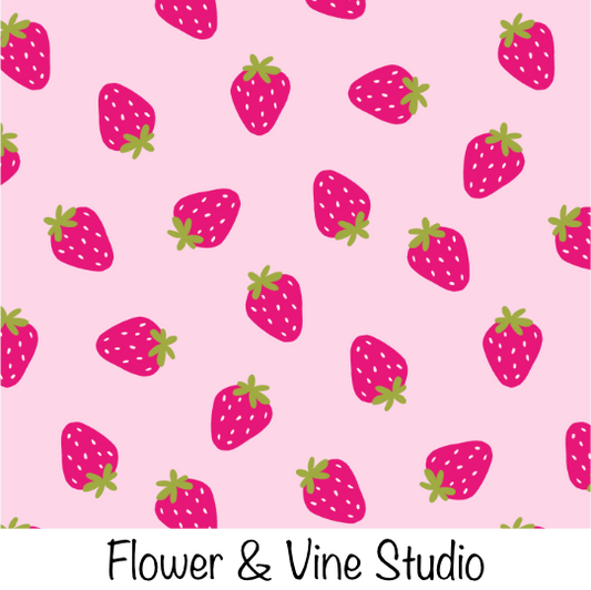 Pink Strawberries