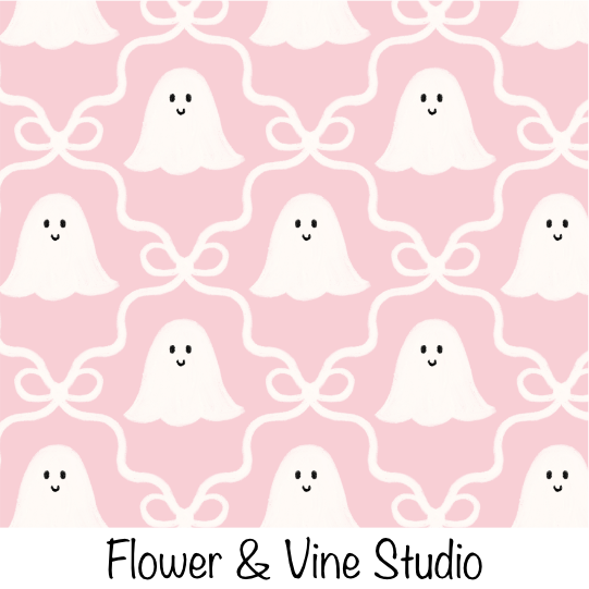 Light Pink Bow Ghosts