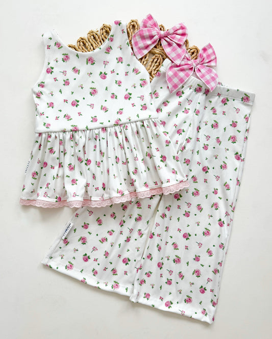 RTS Pink Floral (sold in bundles of 2 yards)