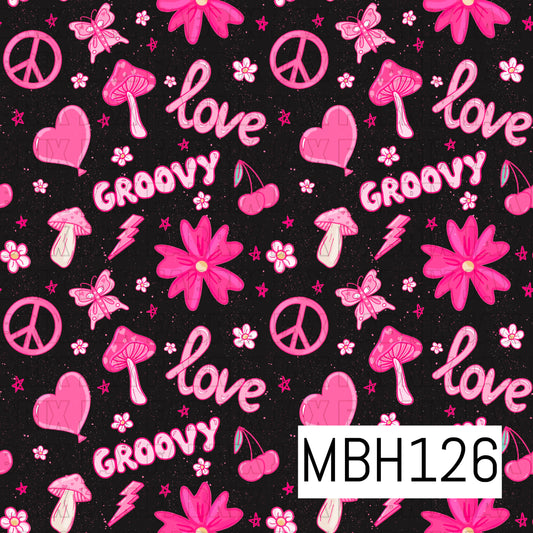 Groovy Love Black MBH126