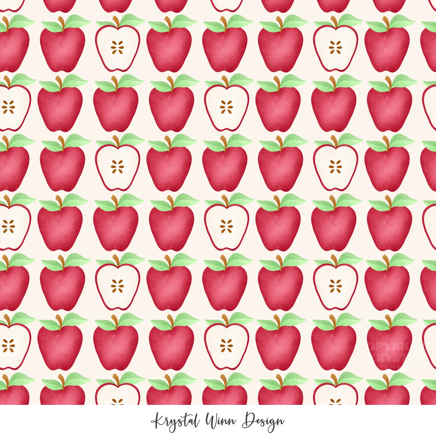 Back to School Apples KW814