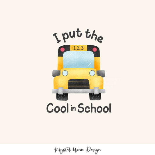 Back to School Cool in School Panel KW809