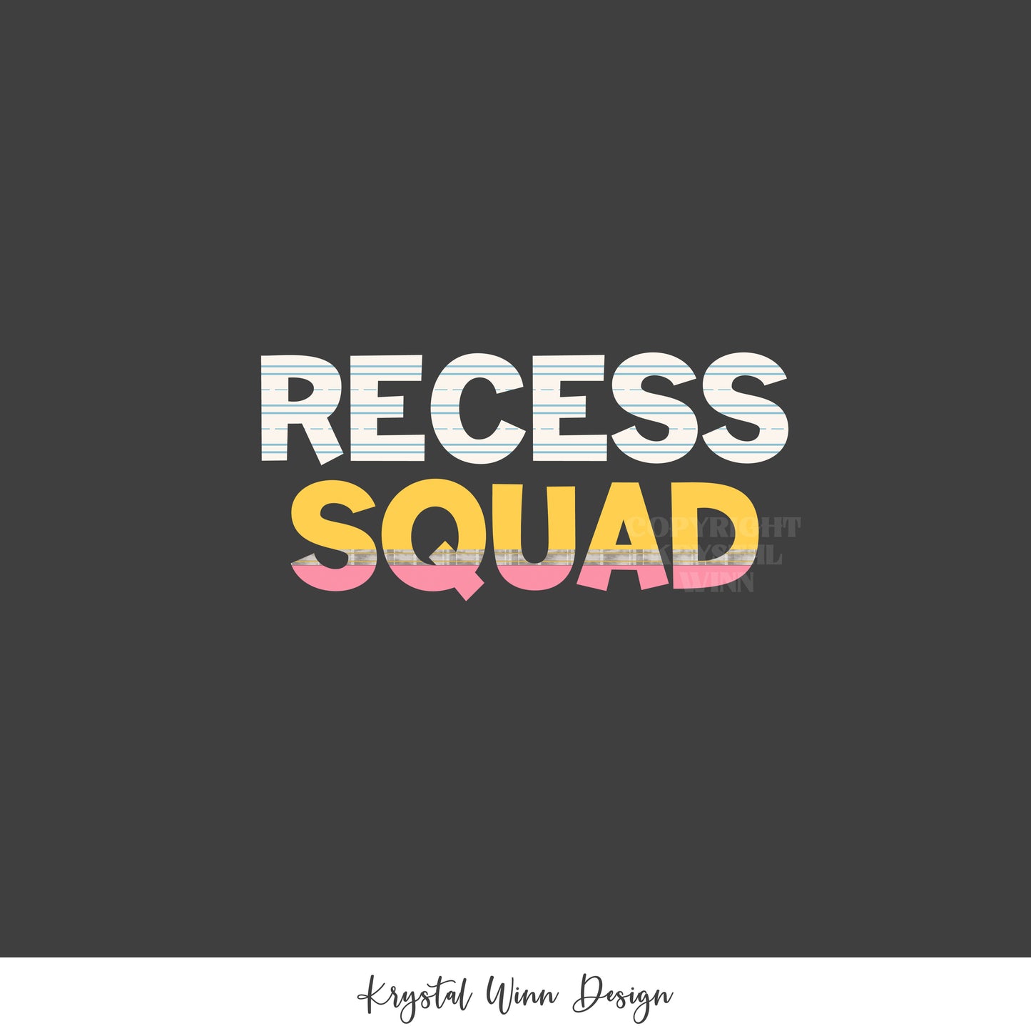 Back to School Recess Squad Panel KW808
