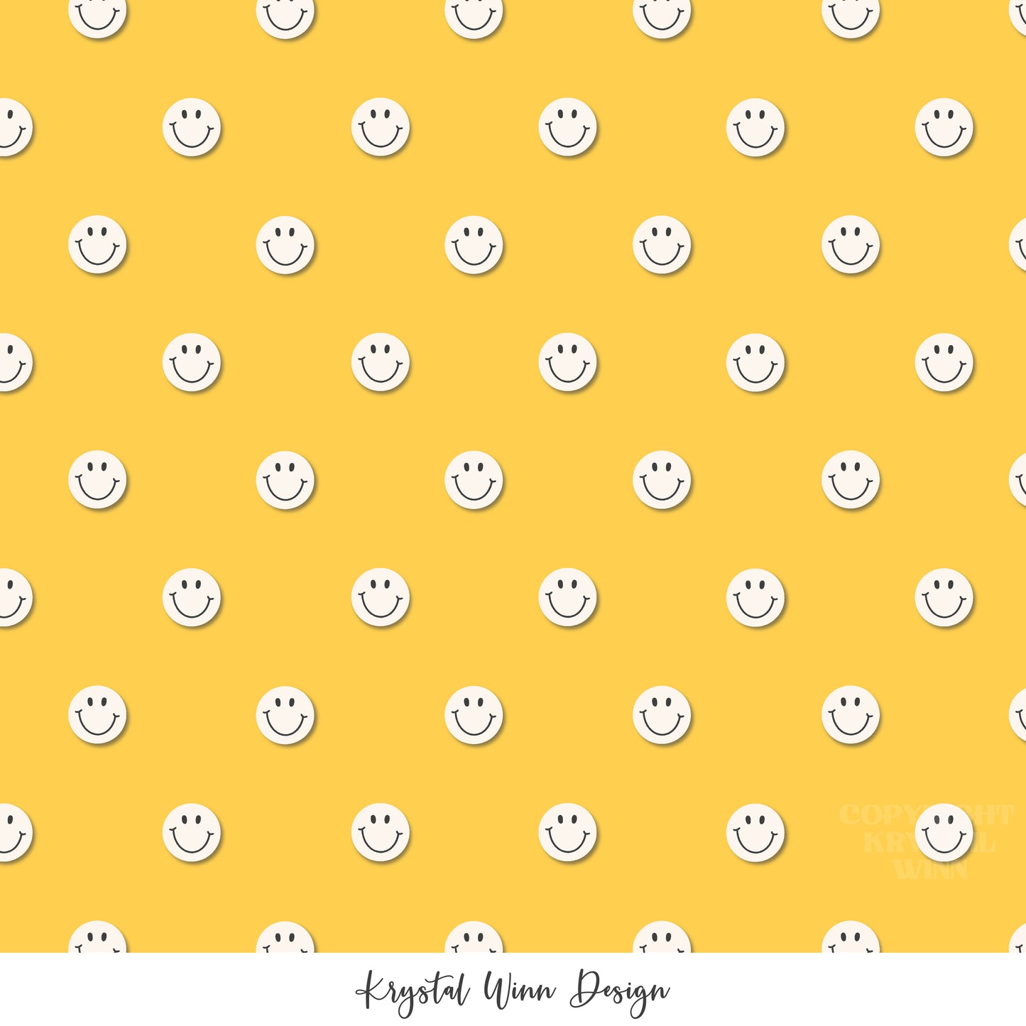 Back to School Smiley Yellow KW801