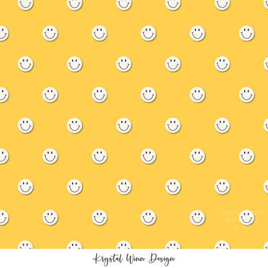 Back to School Smiley Yellow KW801