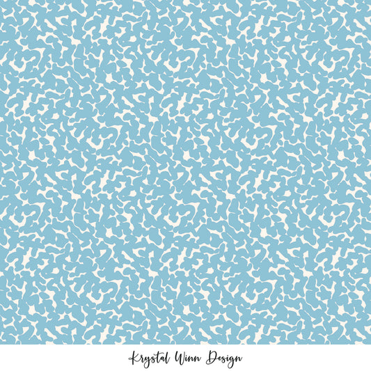 Back to School Abstract Blue KW819