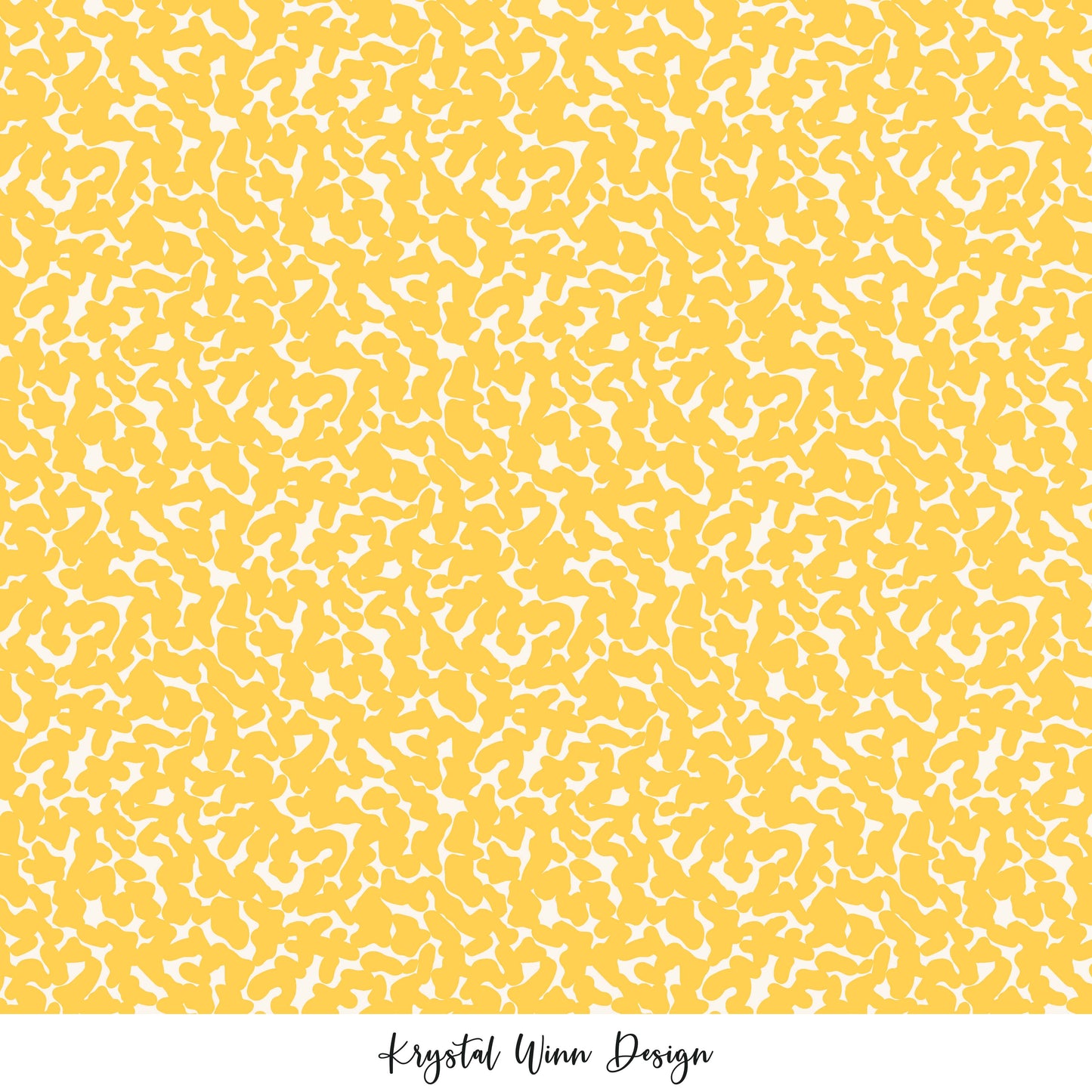 Back to School Abstract Yellow KW821