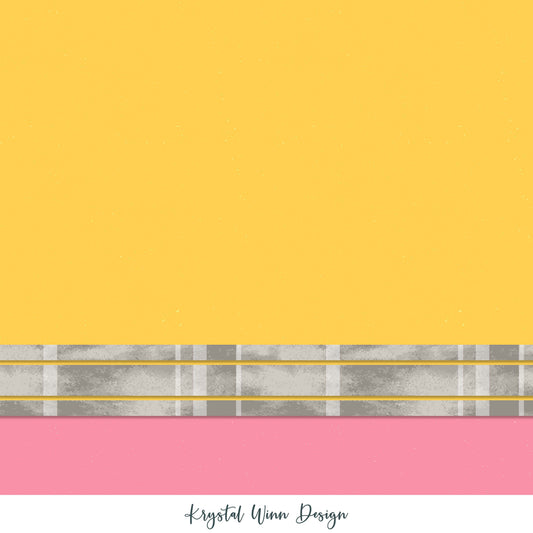 Back to School Pencil Boarder KW832