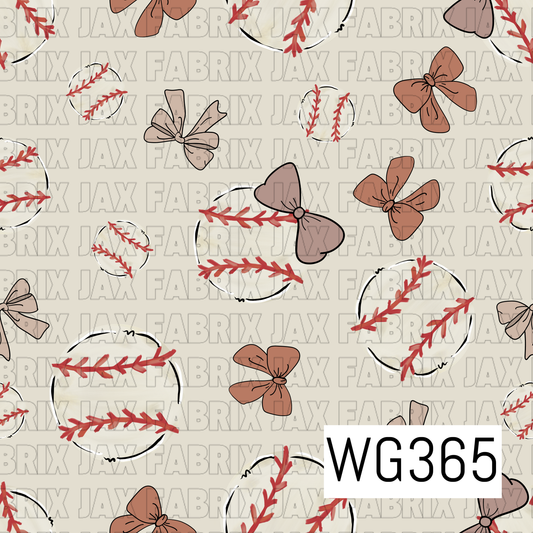 Baseball and Bows WG365