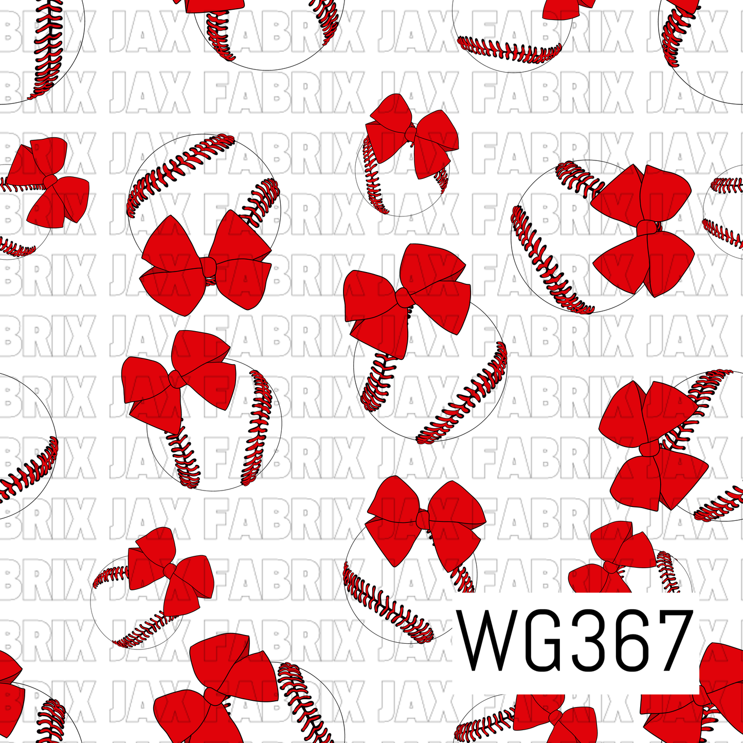 Baseball and Bows WG367