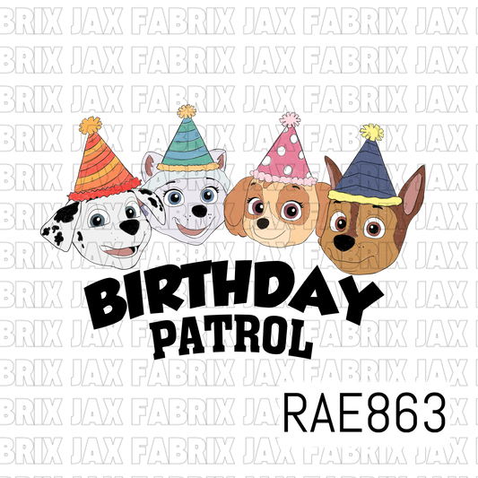 Dog Birthday PNG RAE863