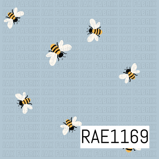 Blue Bees Honeycomb Bees RAE1169