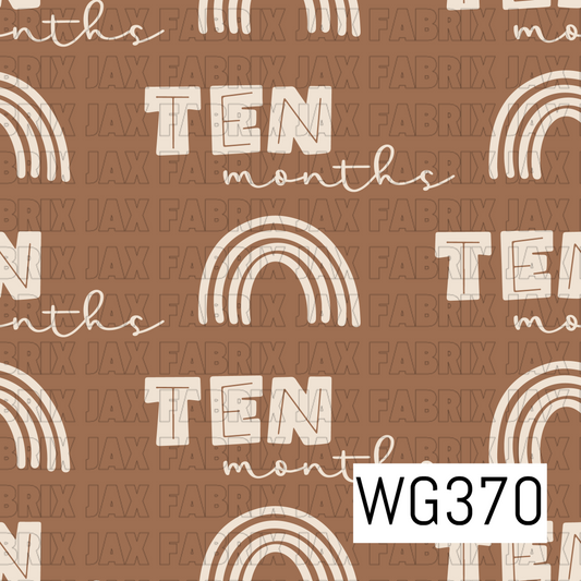 Boho Rainbow Ten Months WG370