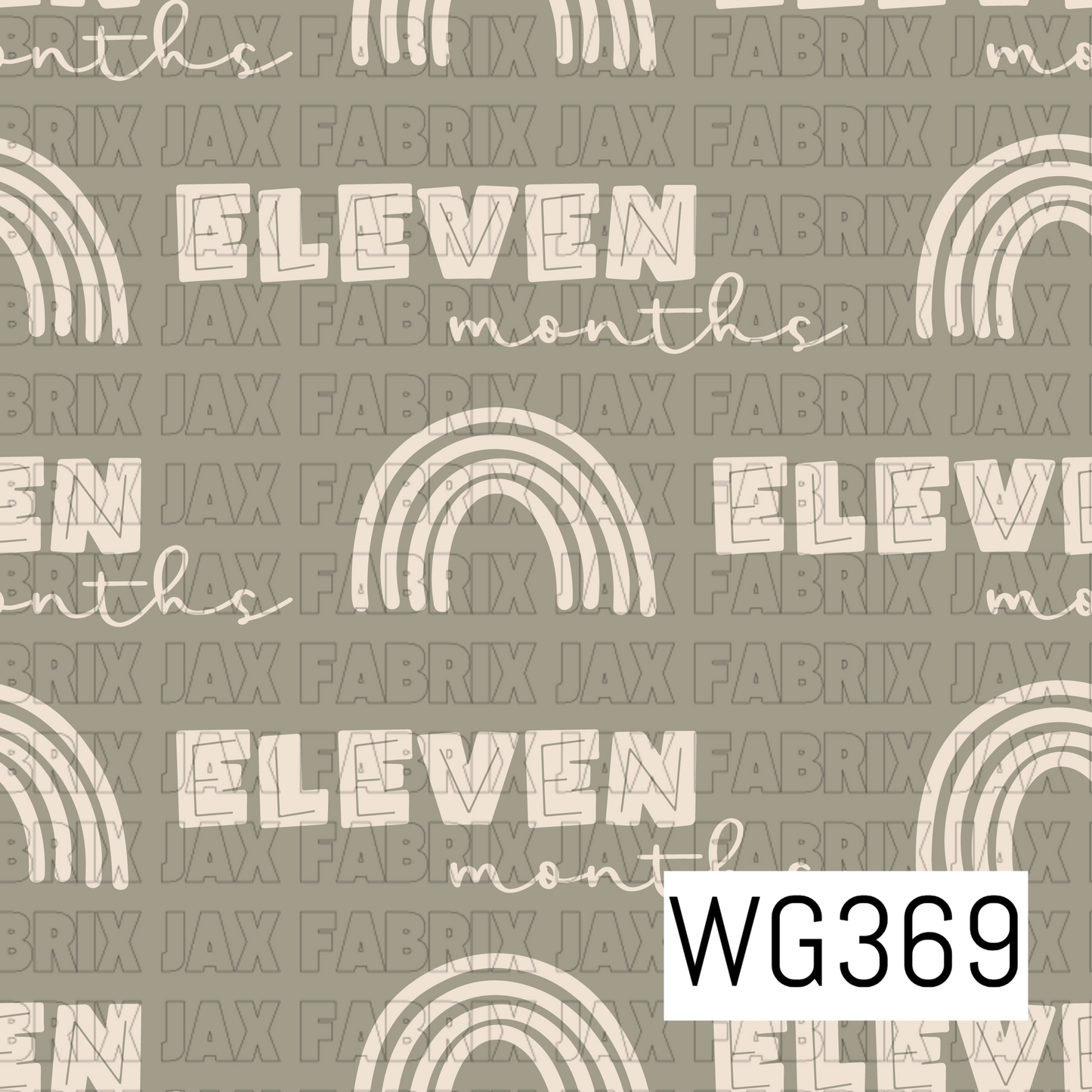 Boho Rainbow Eleven Months WG369