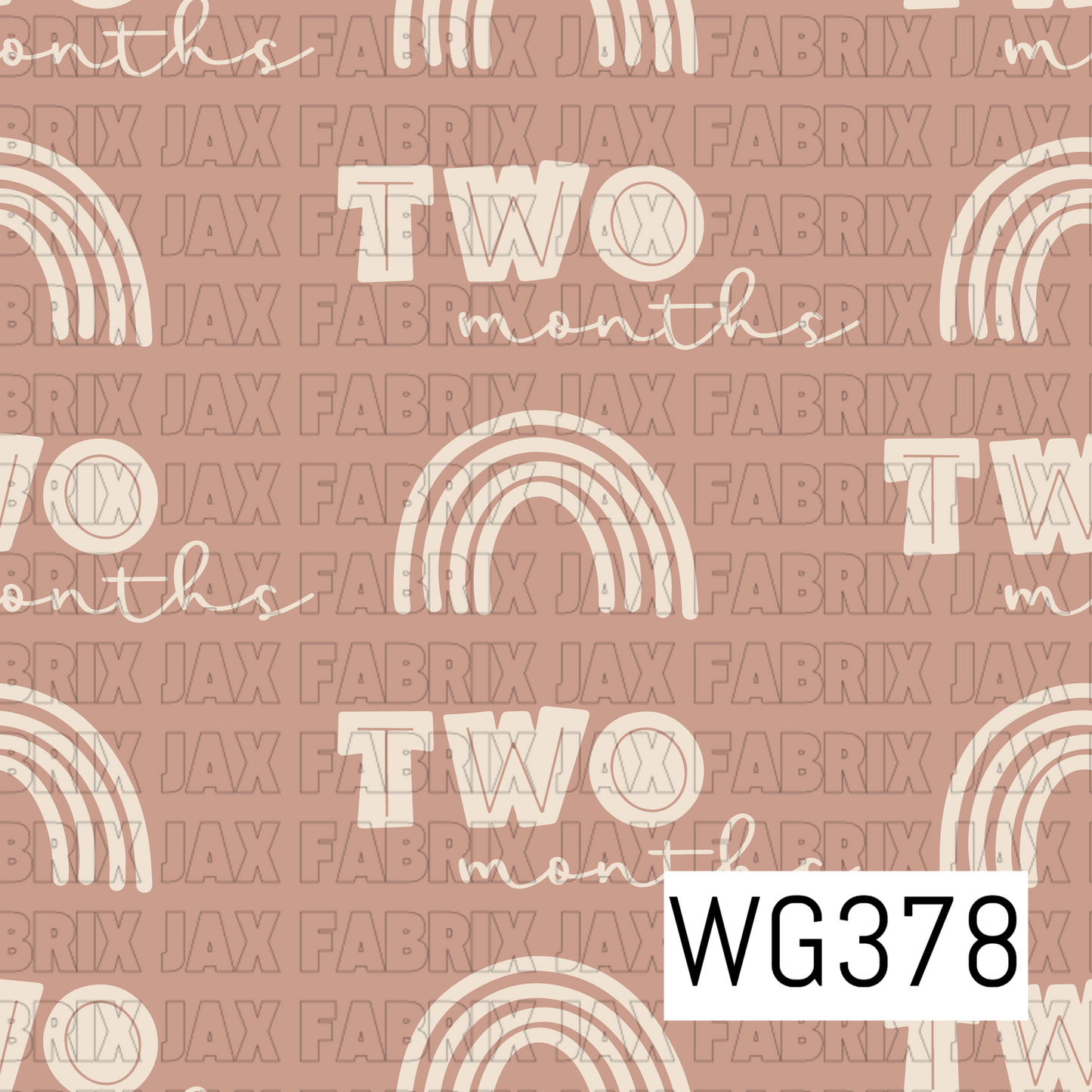 Boho Rainbow Two Months WG378