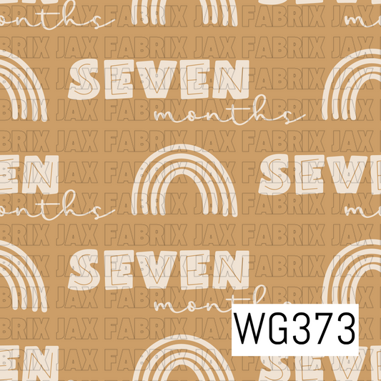 Boho Rainbow Seven Months WG373