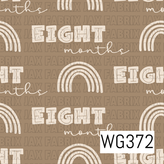Boho Rainbow Eight Months WG372