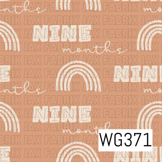 Boho Rainbow Nine Months WG371