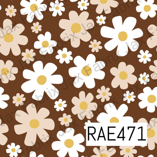 Brown Flowers RAE471