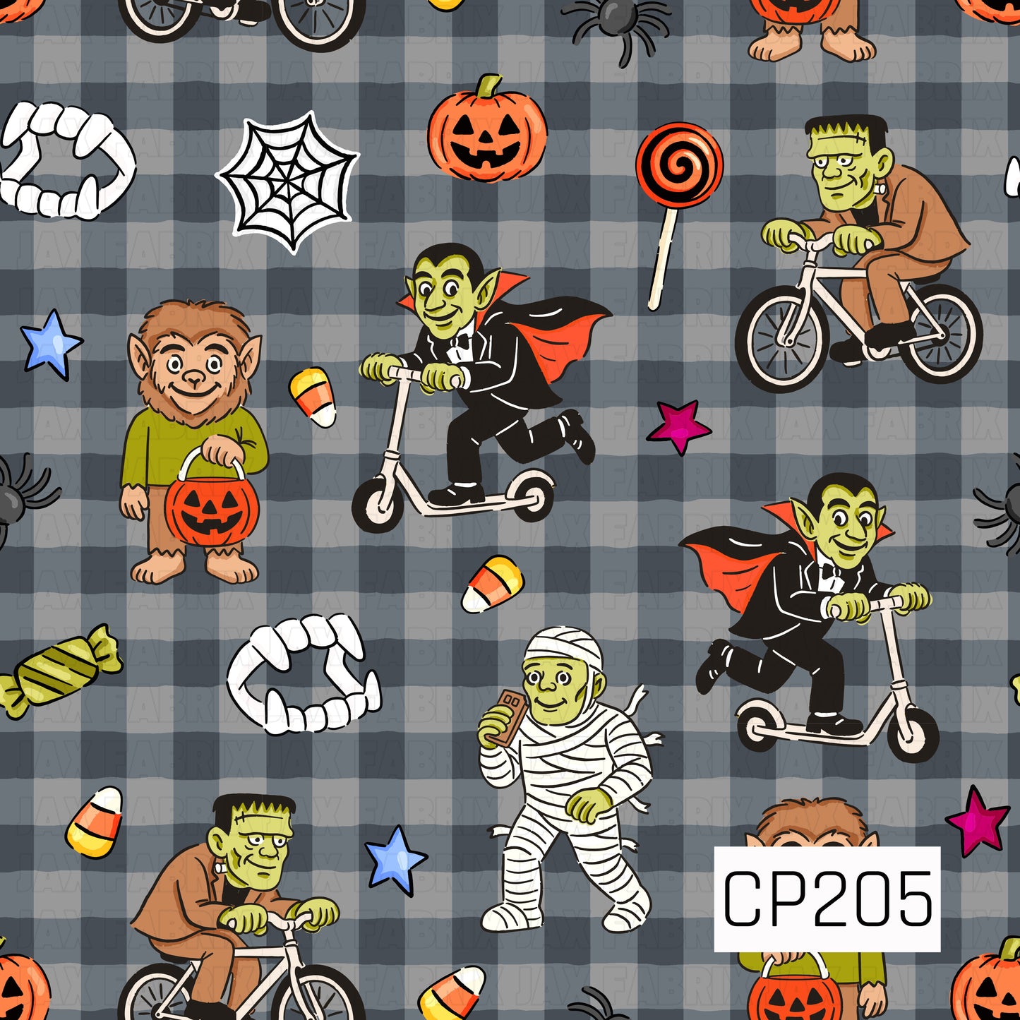 CP205 - Monster Mash Mischief Black and Gray
