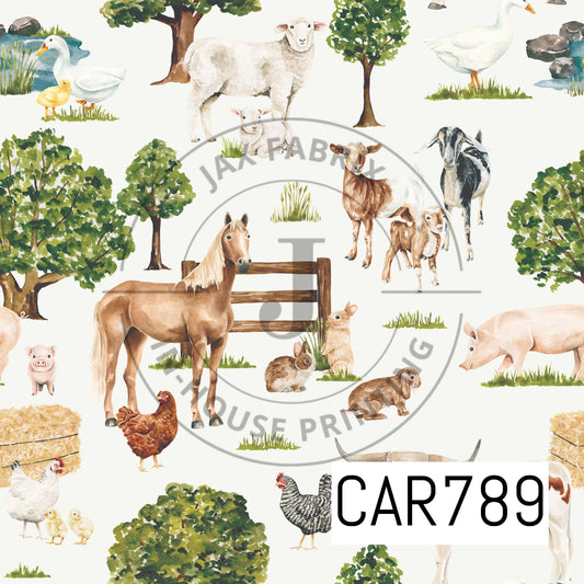 Farm and Meadow Countryside Farm Animals CAR789