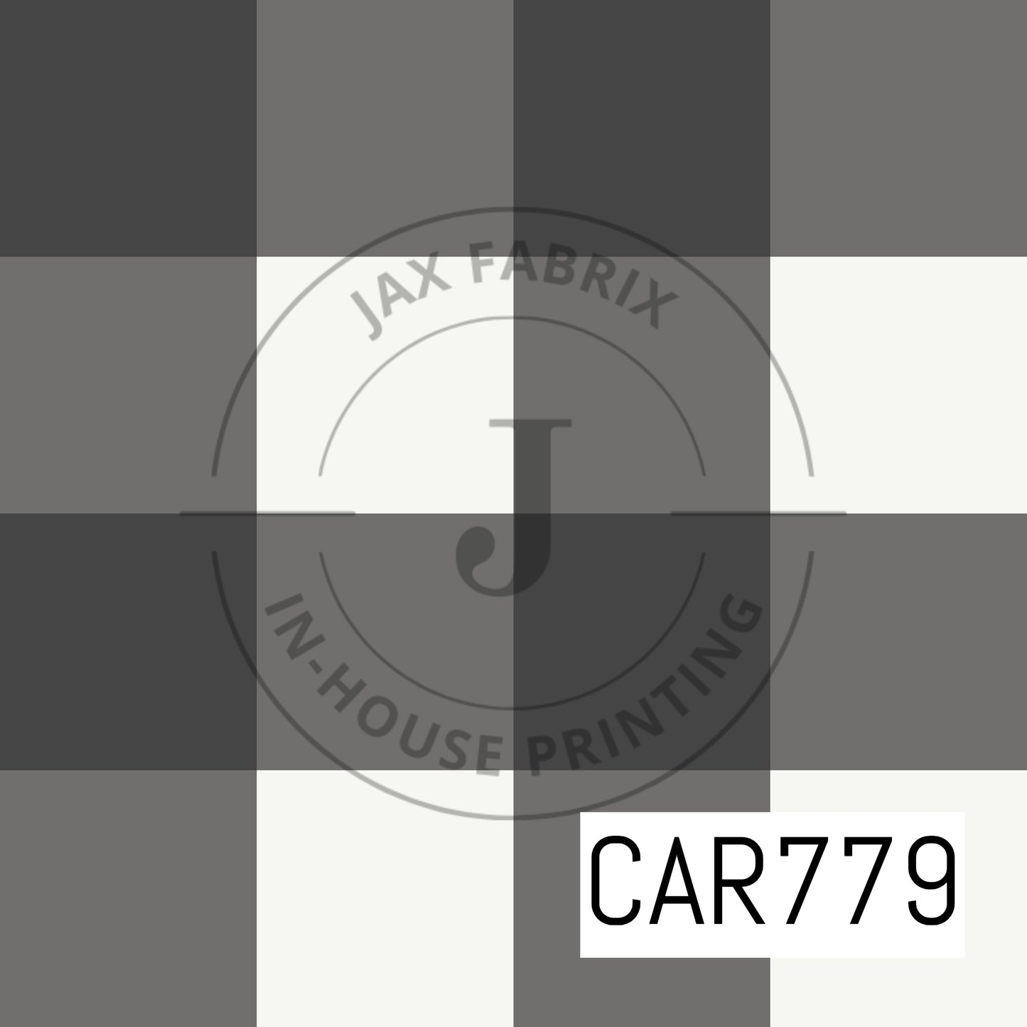 Farm and Meadow Plaid Dark Grey CAR779
