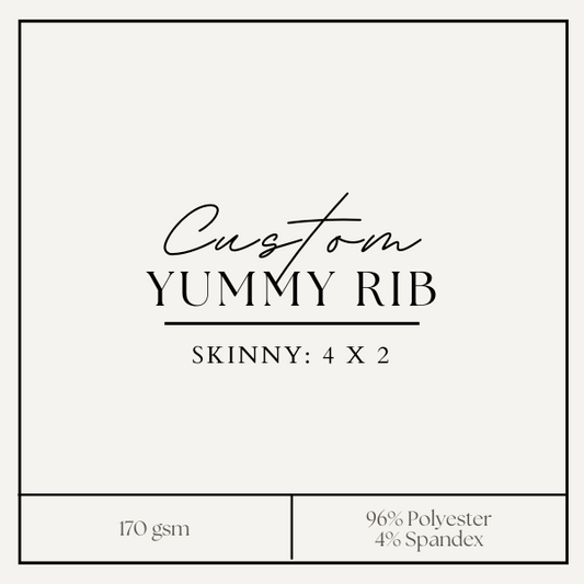 Custom Yummy Rib 4x2 (Skinny Rib)