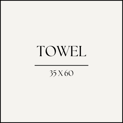 35" x 60" Towels