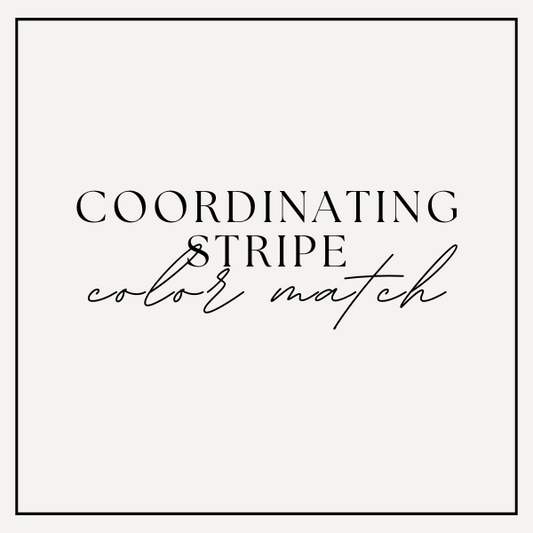 Coordinating Stripe Color Matching