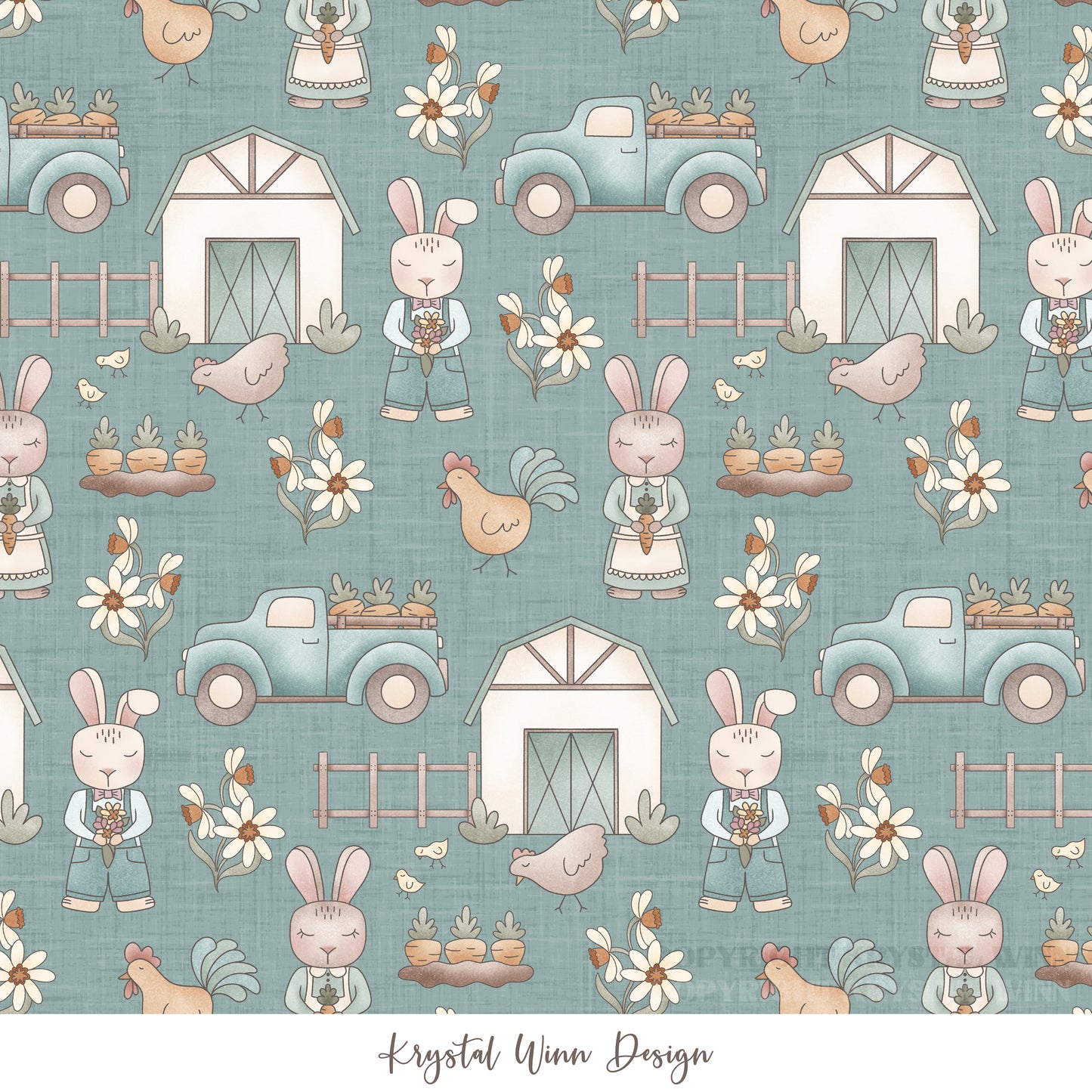 Carrot Farm Blue KW685