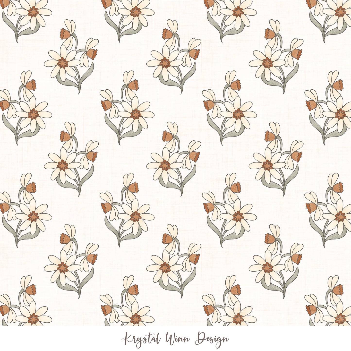 Carrot Farm Daffodil White KW679