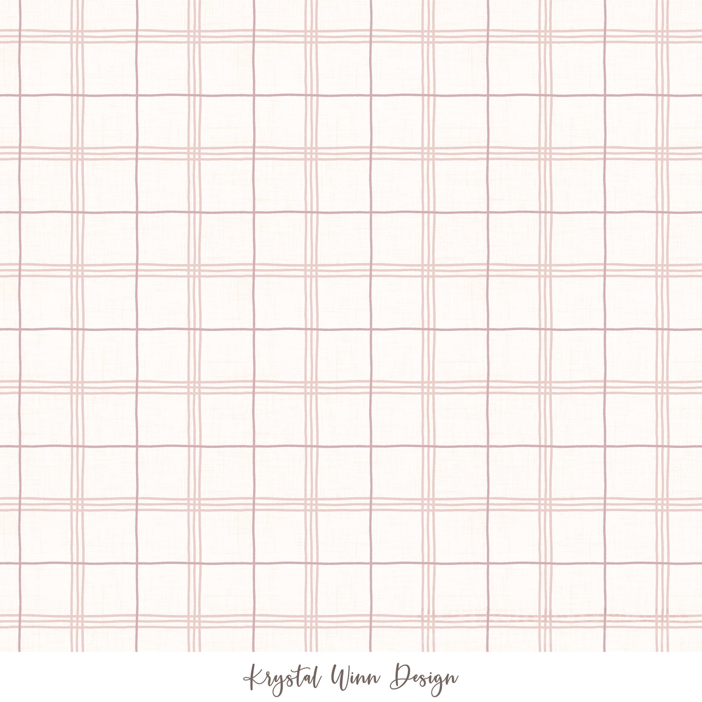Carrot Farm Plaid Pink KW660