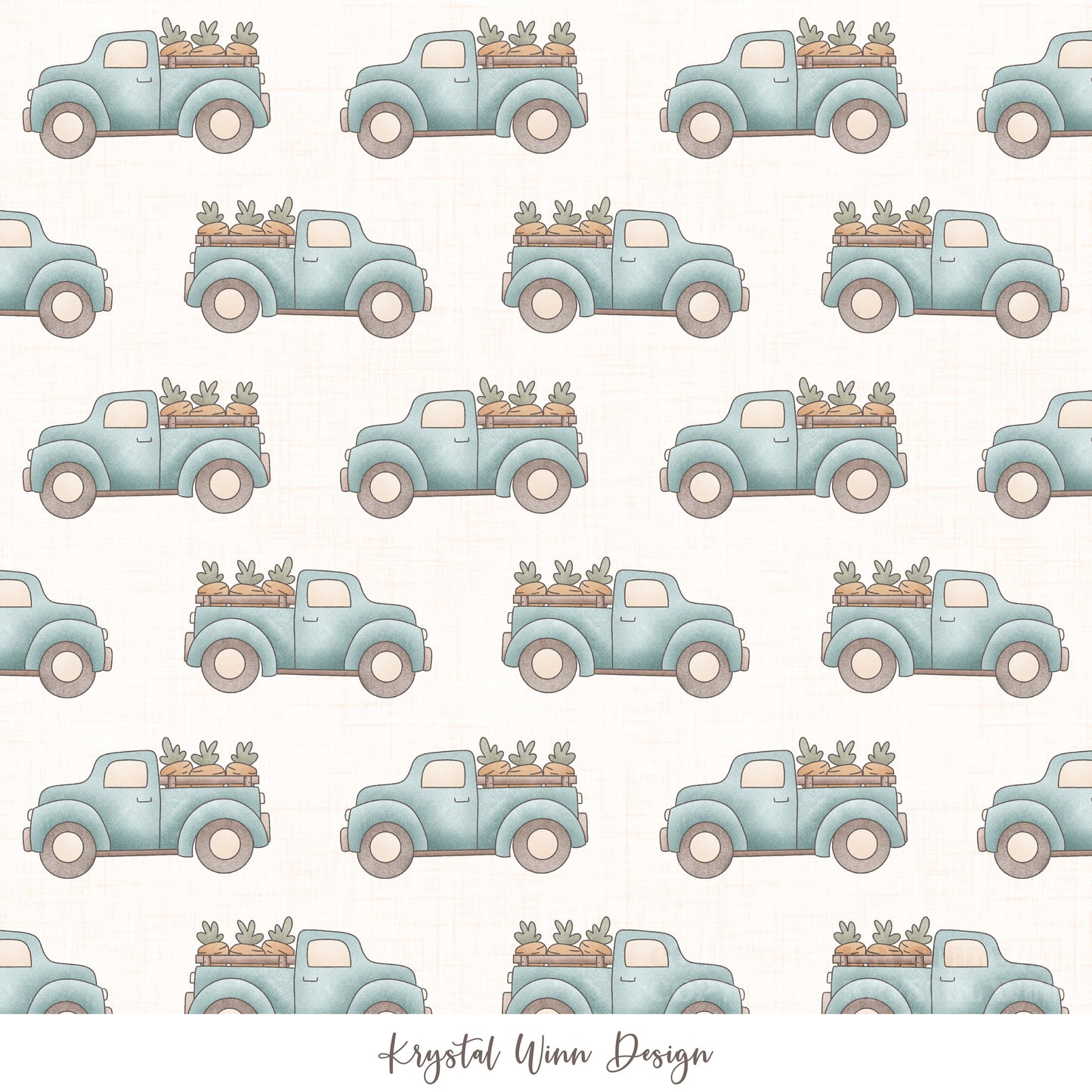 Carrot Farm Trucks White KW656