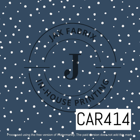 Avaleigh Dots Navy Blue/White CAR414