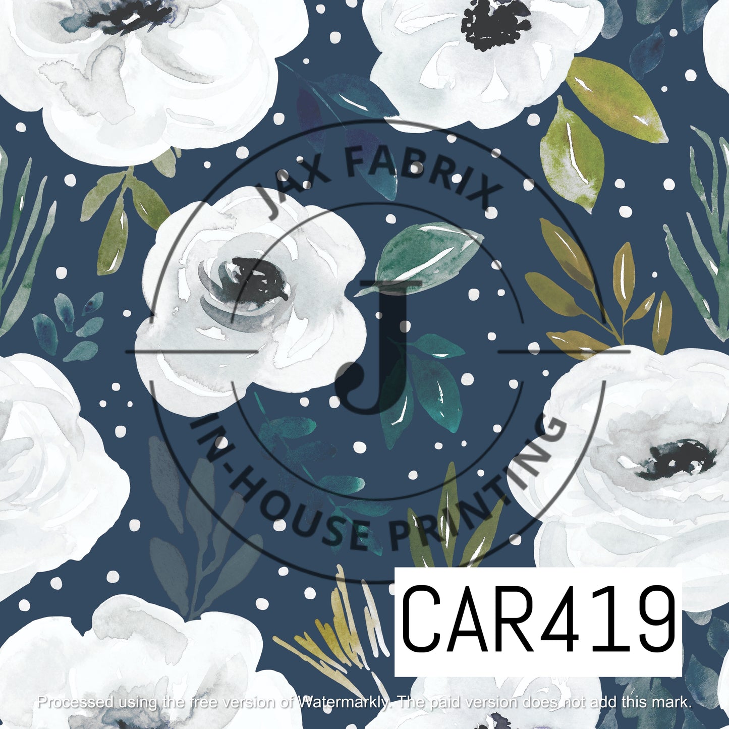 Avaleigh Floral Navy CAR419