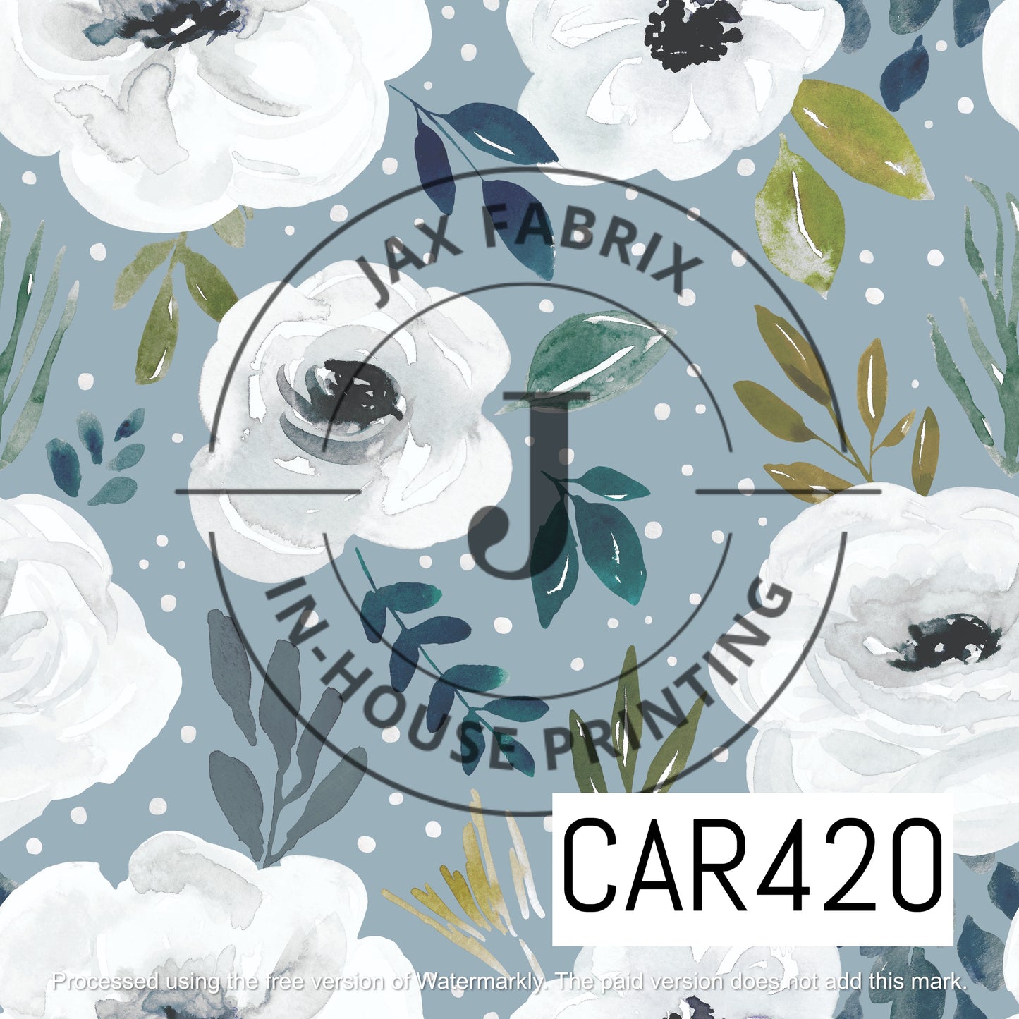 Avaleigh Floral Blue CAR420