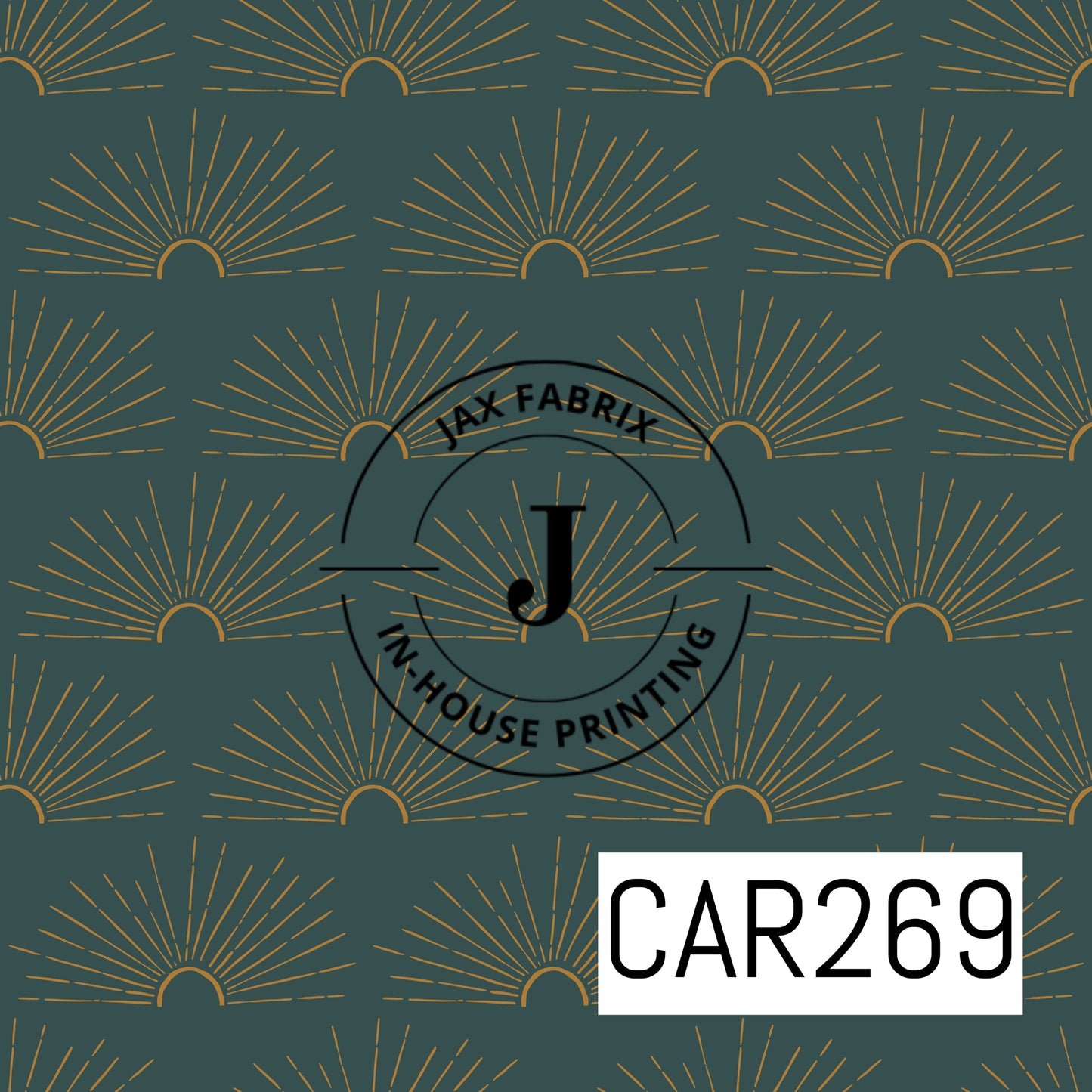 Boho Modern Navy Sunburst CAR269