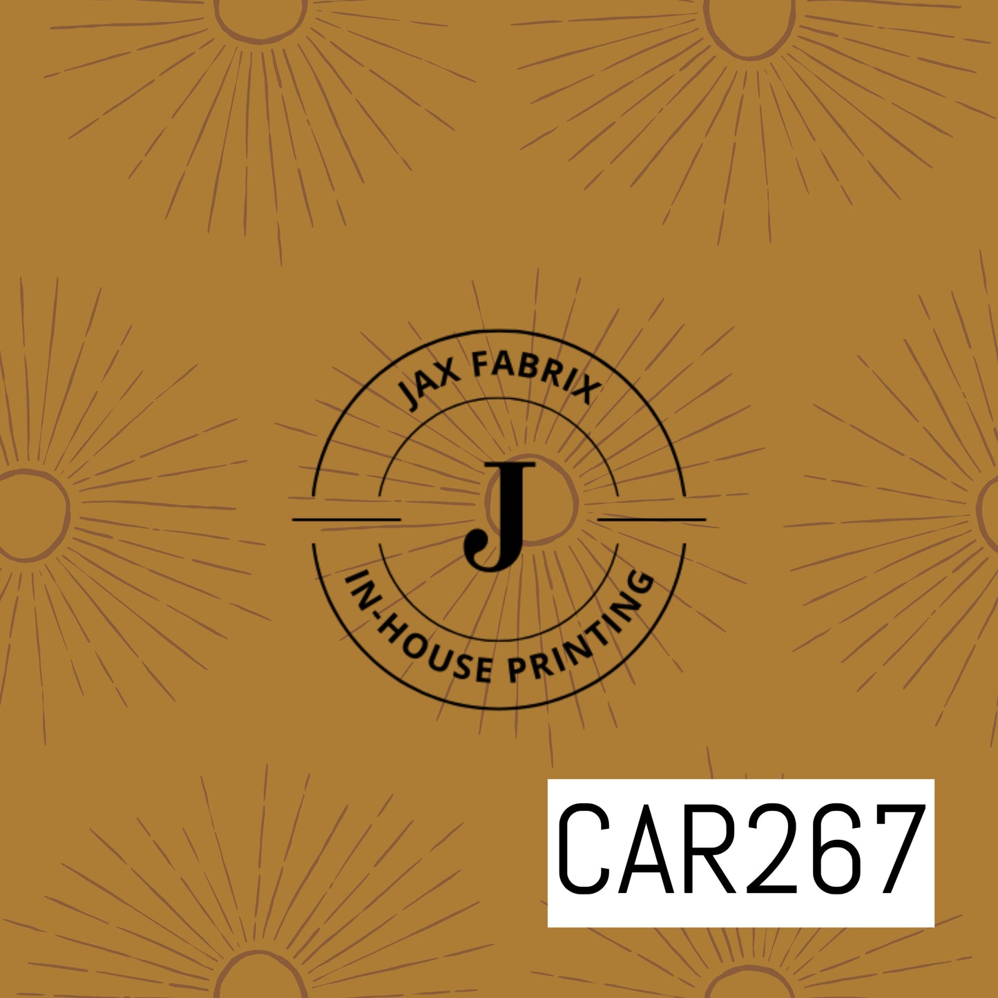 Boho Golden Sunburst CAR267