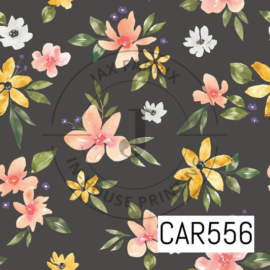 Bunny Floral Black CAR556