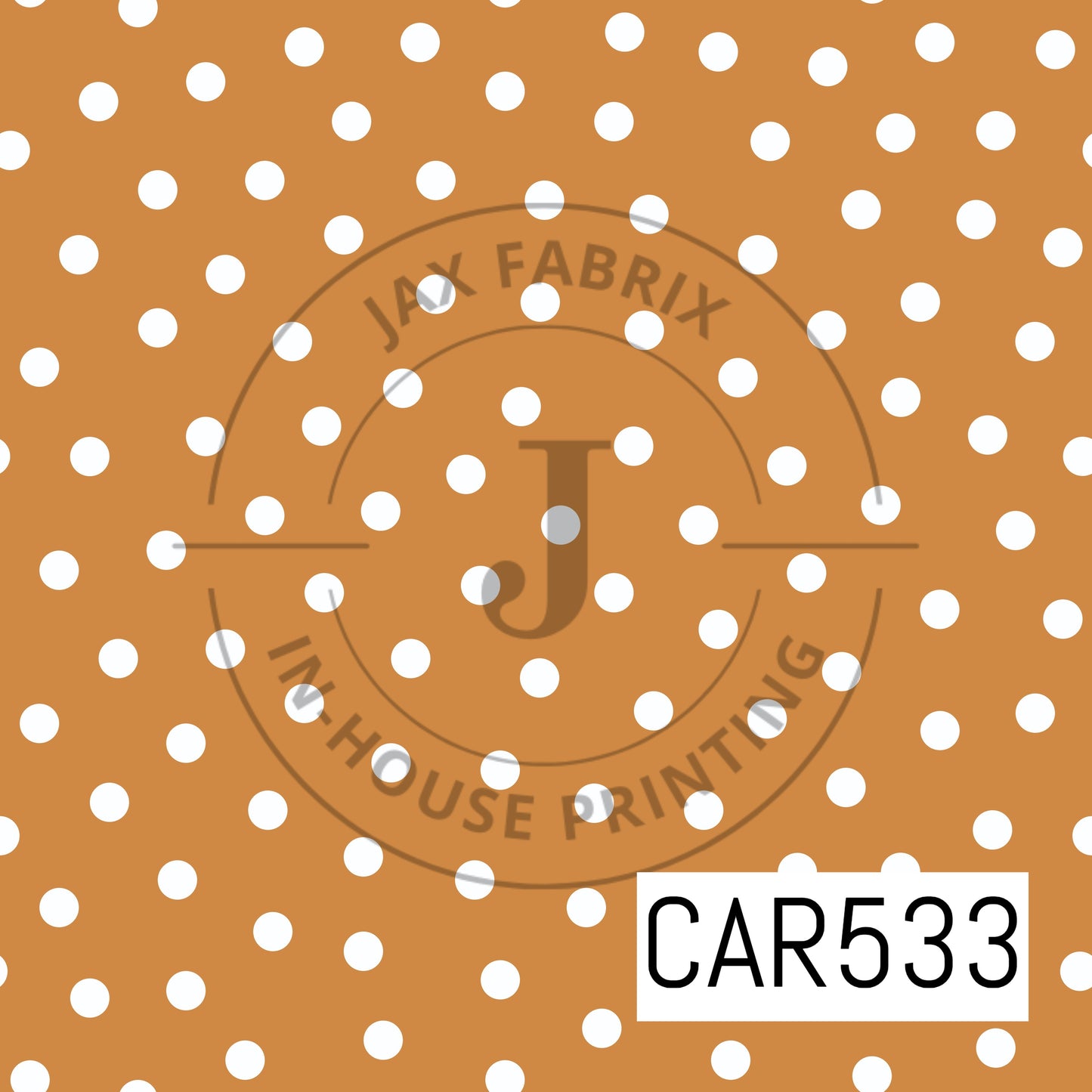 Bunny Dots Orange CAR533