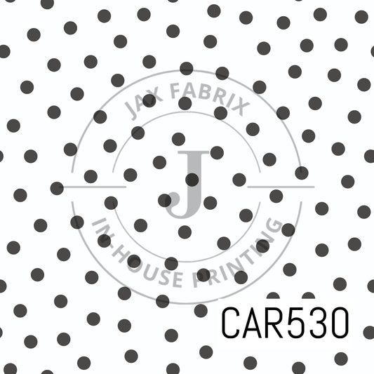Bunny Dots Black and White CAR530