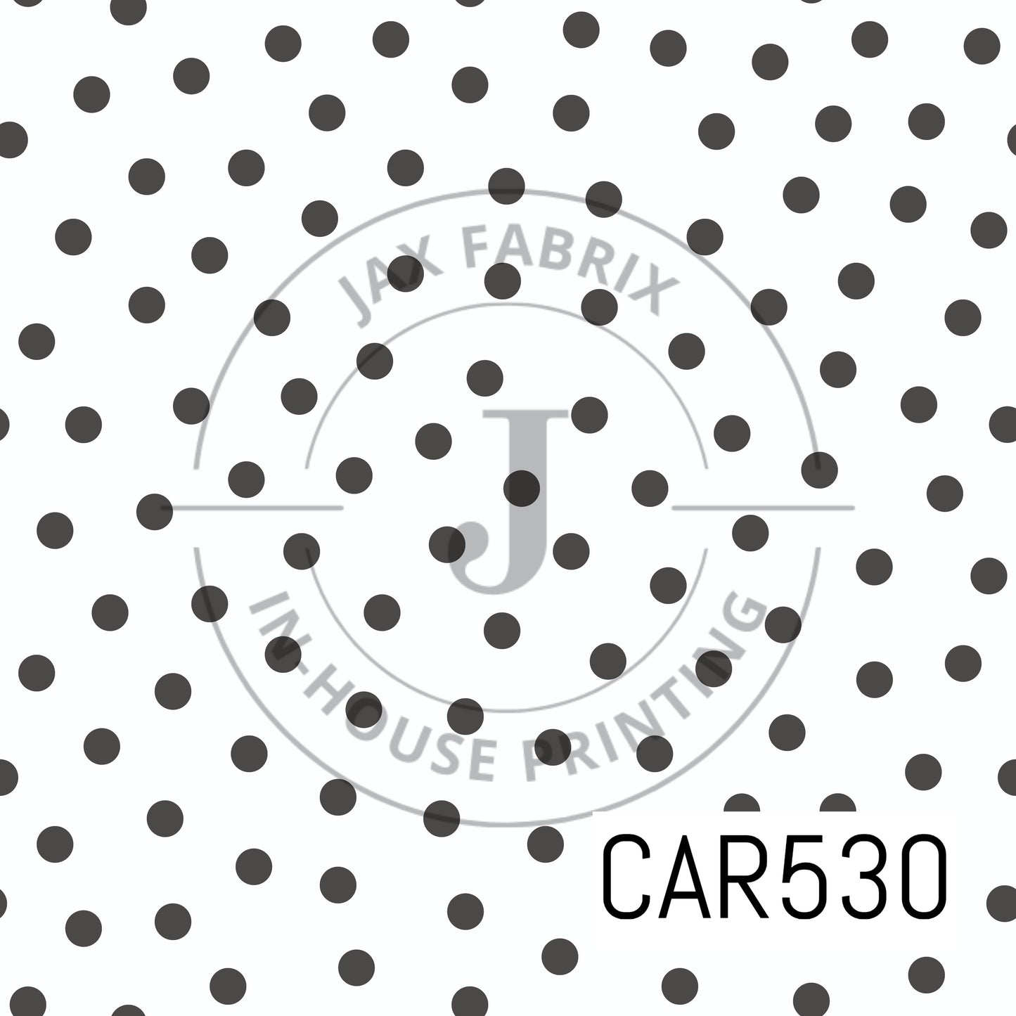 Bunny Dots Black and White CAR530