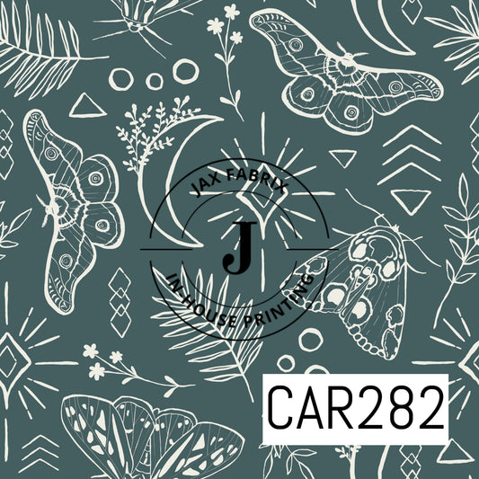 Celestial Moth Dark Blue CAR282