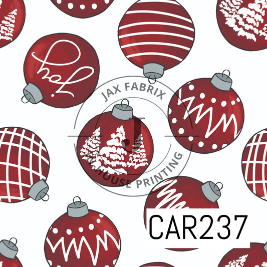 Cozy Christmas Ornaments CAR237