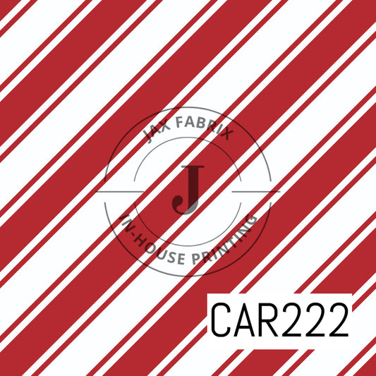 Christmas Vintage Candy Cane Stripes CAR222