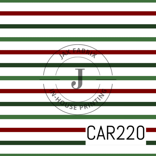 Christmas Vintage Pinstripes CAR220