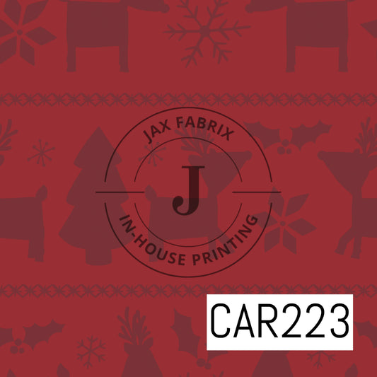 Cozy Christmas Red CAR223