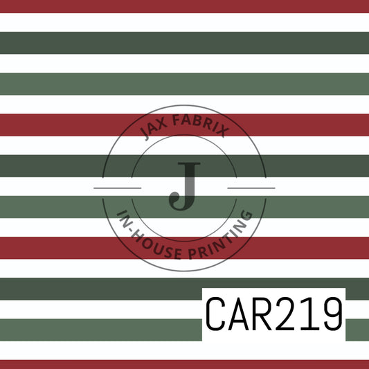 Cozy Christmas Stripes CAR219