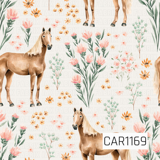 CAR1169 Desert Shine Horse Floral