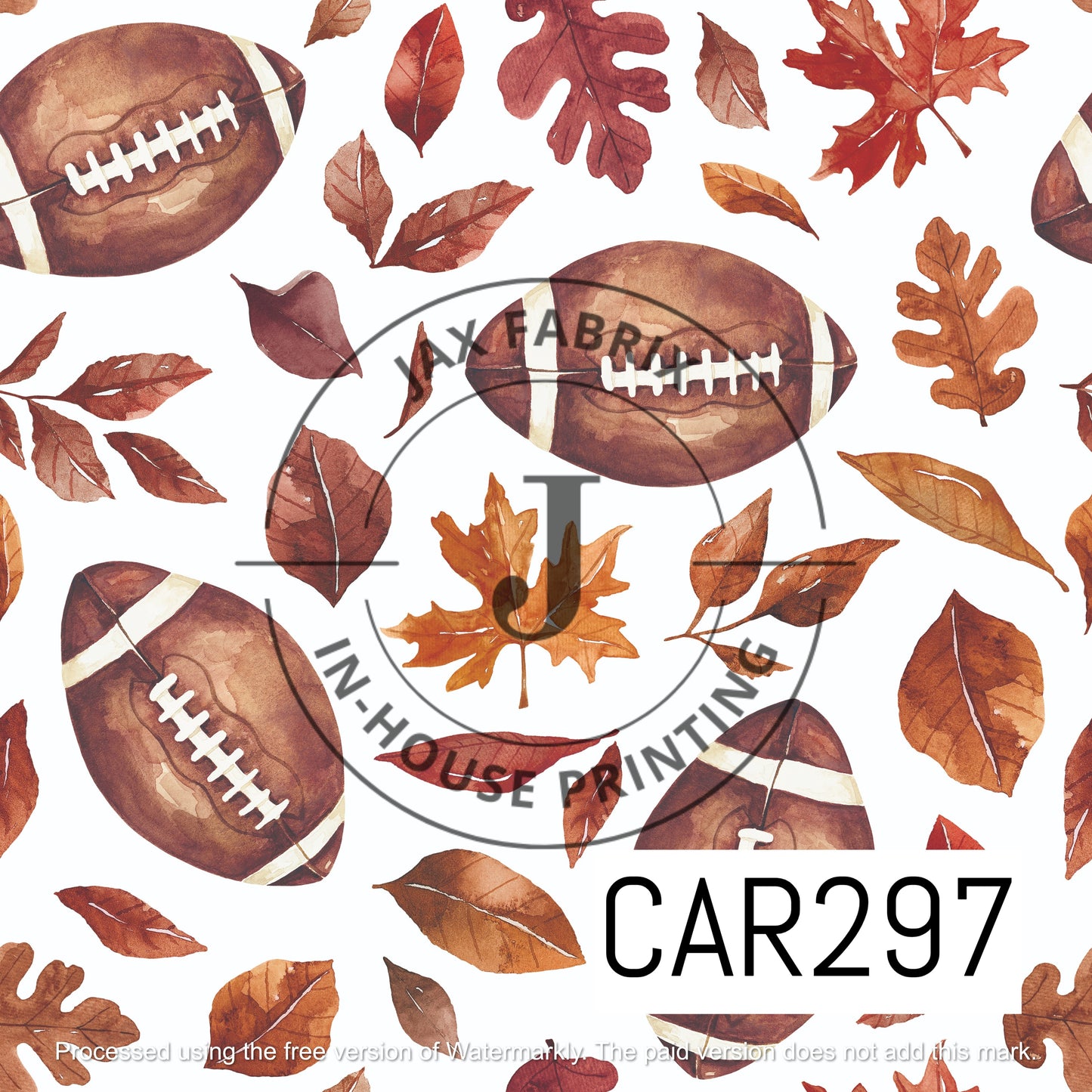 Felicity Fall Football White CAR297